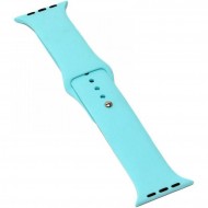 Силиконовый ремешок Sport Band для Apple Watch 42 / 44 / 45mm (ярко-голубой)