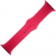 Силиконовый ремешок Sport Band для Apple Watch 42 / 44 / 45mm (вишнево-розовый)