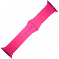 Силиконовый ремешок Sport Band для Apple Watch 42 / 44 / 45mm (фуксия)