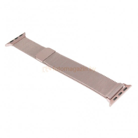 Браслет Rumi Milanese Loop для Apple Watch 42 / 44 / 45mm (розовый)