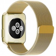 Браслет Rumi Milanese Loop для Apple Watch 42 / 44 / 45mm (золотистый)