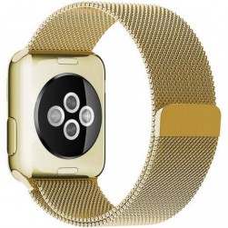 Браслет Rumi Milanese Loop для Apple Watch 42 / 44 / 45mm (золотистый)