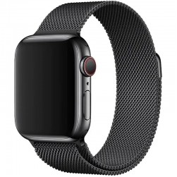 Браслет Rumi Milanese Loop для Apple Watch 42 / 44 / 45mm (черный)