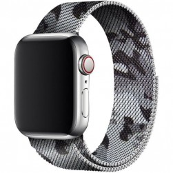 Браслет Rumi Milanese Loop для Apple Watch 42 / 44 / 45mm (серый камуфляж)