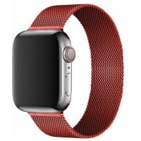 Браслет Rumi Milanese Loop для Apple Watch 38/40/41mm (красный)