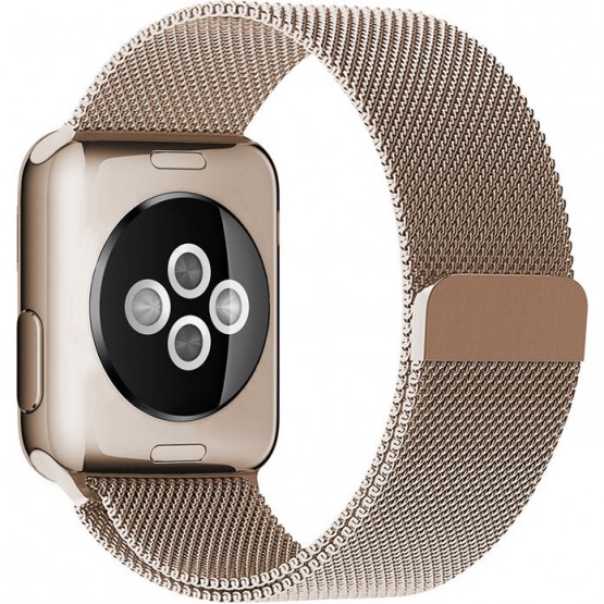 Браслет Rumi Milanese Loop для Apple Watch 42/44/45mm (песочный матовый)