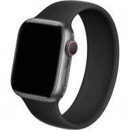 Силиконовый ремешок Rumi Mono (без застежки) для Apple Watch 38 / 40 / 41mm (черный)