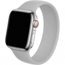 Силиконовый ремешок Rumi Mono (без застежки) для Apple Watch 38 / 40 / 41mm (серый)