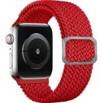 Плетеный ремешок для Apple Watch 42/44/45mm (красный)