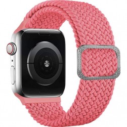 Плетеный ремешок Rumi Wick для Apple Watch 42 / 44 / 45mm (розовый)