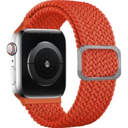 Плетеный ремешок Rumi Wick для Apple Watch 42 / 44 / 45mm (оранжевый)