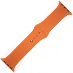 Силиконовый ремешок Sport Band для Apple Watch 42 / 44 / 45mm (облепиховый)