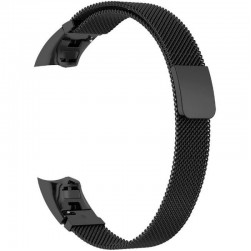 Браслет Rumi Milanese loop металлический для Honor Band 4 / 5 (черный)