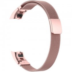 Браслет Rumi Milanese loop металлический для Honor Band 4 / 5 (розовое золото)