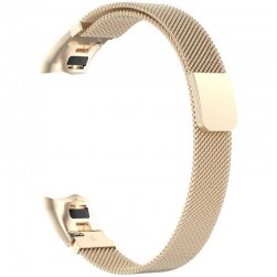 Браслет Rumi Milanese loop металлический для Honor Band 4 / 5 (золотистый)