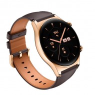 Умные часы Honor Watch GS 3 Золотистые с коричневым ремешком