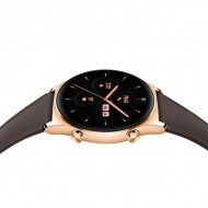 Умные часы Honor Watch GS 3 Золотистые с коричневым ремешком