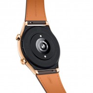 Умные часы Honor Watch GS 3 Золотистые с коричневым ремешком