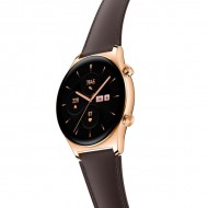 Умные часы Honor Watch GS 3 Золотистые с коричневым ремешком
