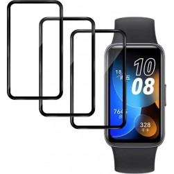 Защитное стекло Rumi Hybrid для Huawei Band 8 с черной рамкой