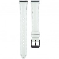 Ремешок Rumi Slim кожаный для Huawei Band 8 / 9 (белый)