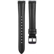 Ремешок Rumi Slim кожаный для Huawei Band 8 / 9 (черный)
