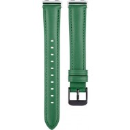 Ремешок Rumi Slim кожаный для Huawei Band 8 / 9 (зеленый)