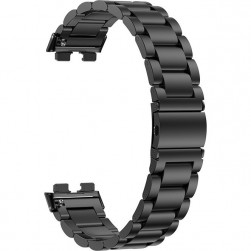 Браслет Rumi Heavy металлический для Huawei Band 8 / 9 (черный)