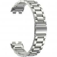 Браслет Rumi Heavy металлический для Huawei Band 8 / 9 (серебристый)