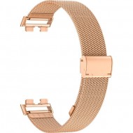 Браслет Rumi Mesh металлический для Huawei Band 8 / 9 (красное золото)