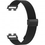 Металлический сетчатый браслет Rumi Mesh для Huawei Band 8 (черный)