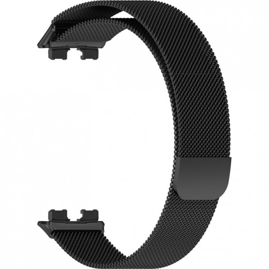 Браслет Rumi Milanese loop для Huawei Band 8 (черный)