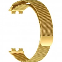 Браслет Rumi Milanese loop металлический для Huawei Band 8 / 9 (золотистый)