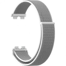 Ремешок Rumi Velcro нейлоновый для Huawei Band 8 (серый)