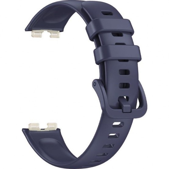 Ремешок Rumi силиконовый для Huawei Band 8 / 9 (темно-синий)