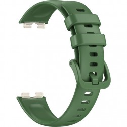 Ремешок Rumi силиконовый для Huawei Band 8 / 9 (темно-зеленый)