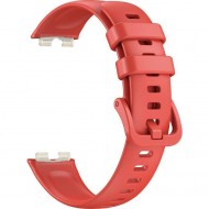 Ремешок Rumi силиконовый для Huawei Band 8 / 9 (темно-красный)