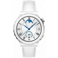 Умные часы Huawei Watch GT 3 Pro Ceramic 43 мм (белый/кожа)