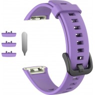 Ремешок Rumi силиконовый для Honor Band 6 / 7, Huawei Band 6 (фиолетовый)