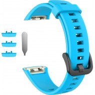 Ремешок Rumi силиконовый для Honor Band 6 / 7, Huawei Band 6 (голубой)