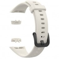 Ремешок Rumi силиконовый для Honor Band 6 / 7, Huawei Band 6 (слоновая кость)