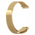 Металлический браслет Rumi Milanese loop для Huawei Band 7 (миланское плетение, золотистый)