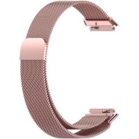 Браслет Rumi Milanese loop металлический для Huawei Band 7 (нежно-розовый)