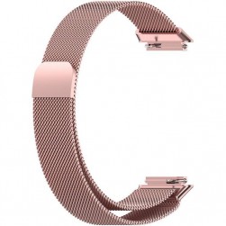 Браслет Rumi Milanese loop металлический для Huawei Band 7 (нежно-розовый)