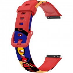Ремешок Rumi силиконовый для Huawei Band 7 Super Mario