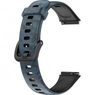 Ремешок Rumi силиконовый для Huawei Band 7 (пиксельный камуфляж)