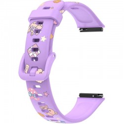Ремешок Rumi силиконовый для Huawei Band 7 Rabbit cartoon