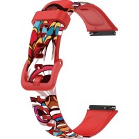 Силиконовый ремешок Rumi для Huawei Band 7 Samurai cartoon