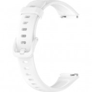 Ремешок Rumi силиконовый для Huawei Band 7 (белый)