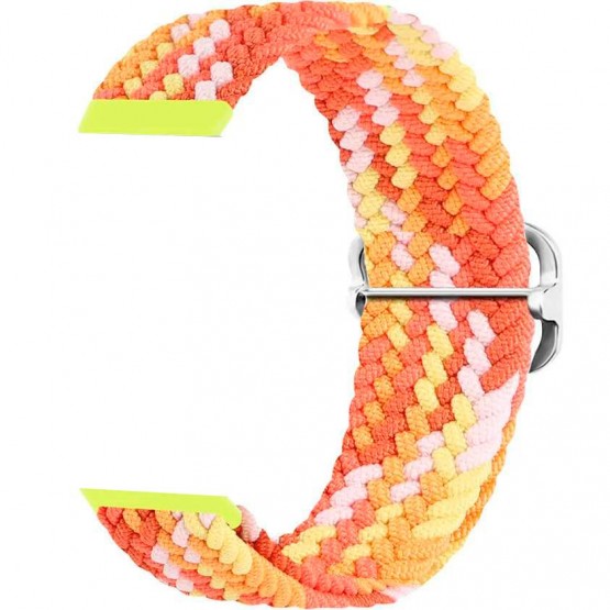 Ремешок Rumi Wick нейлоновый для Huawei Band 7 (плетеный, цитрусовый микс)